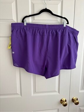 All In Motion Purple Women’s Athletic Shorts New  (3X)